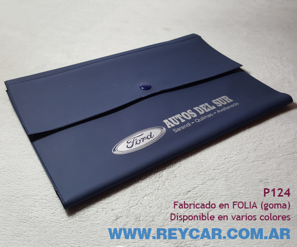 Portadocumentos para auto con logo | Porta documento en plástico, folia y cristal publicidad viaje