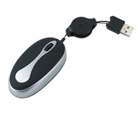 Mouse retractil con logo